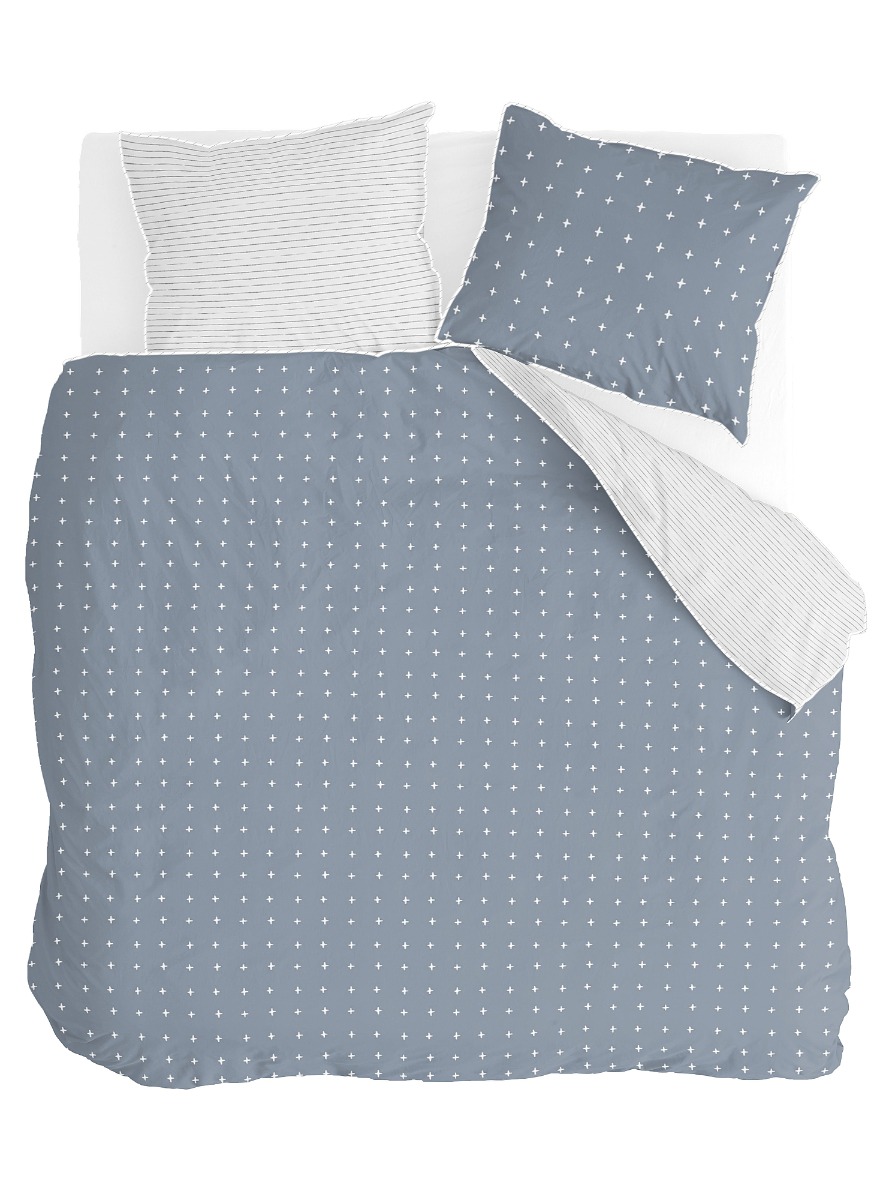 Walra Odd Twins Dekbedovertrek Blue product afbeelding