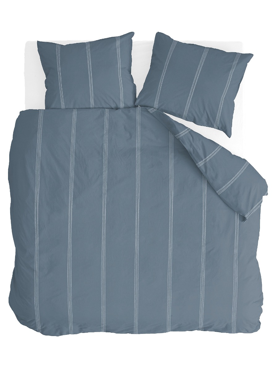 Walra Remade Cotton Blend Dekbedovertrek Blue | Swiss Sense product afbeelding