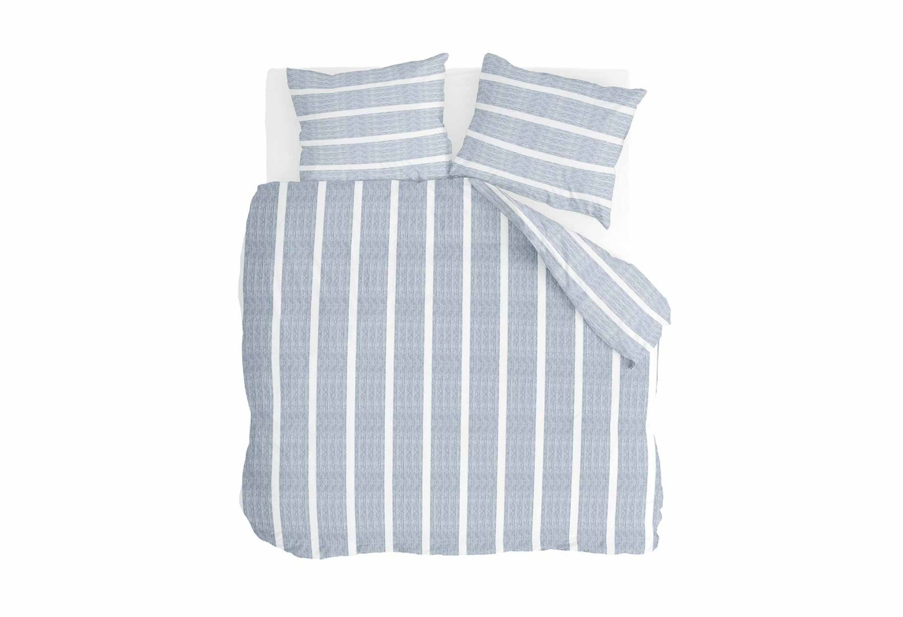 Walra Stripe Along Dekbedovertrek Blue product afbeelding