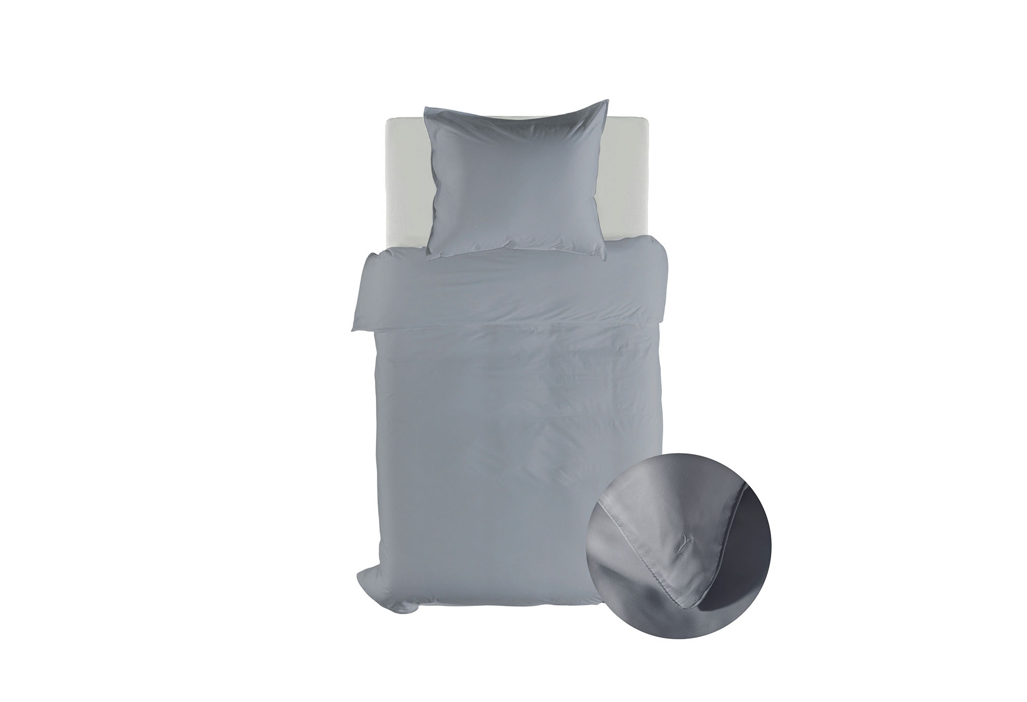 Yellow Suite New York Dekbedovertrek Blue Grey | Swiss Sense product afbeelding