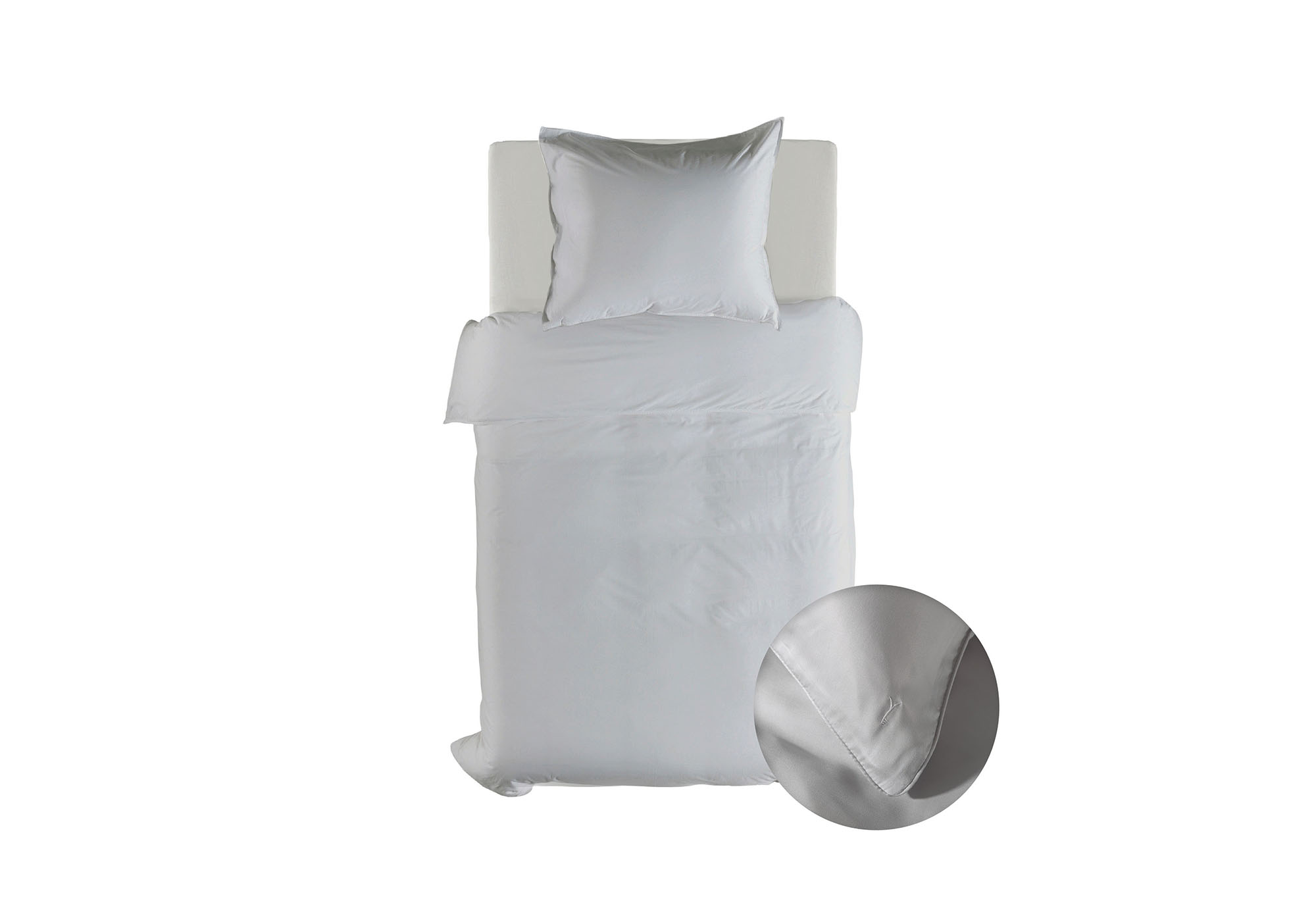 Yellow Suite New York Dekbedovertrek Light Grey | Swiss Sense product afbeelding