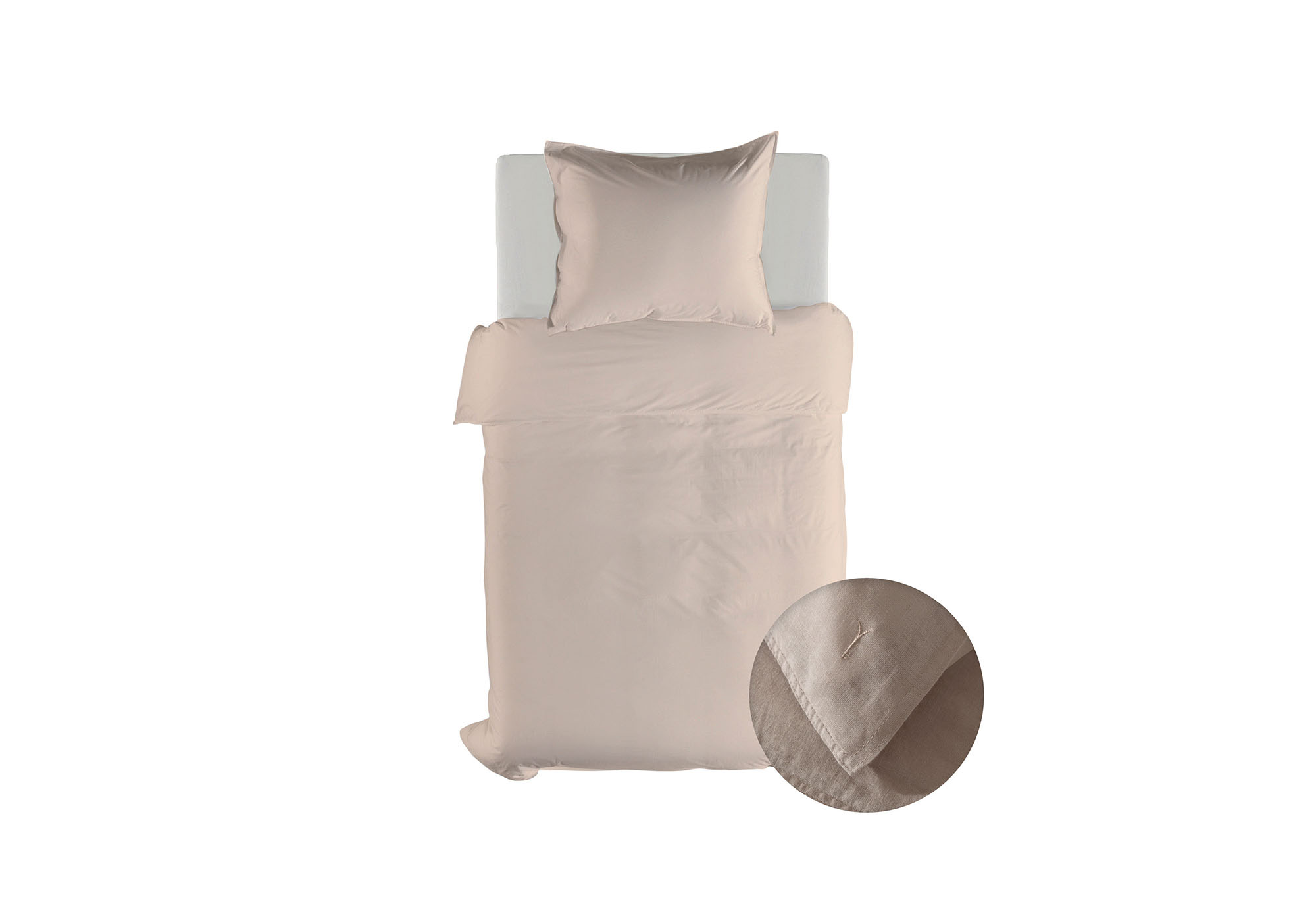 Yellow Suite Saint-Tropez Dekbedovertrek Sand | Swiss Sense product afbeelding
