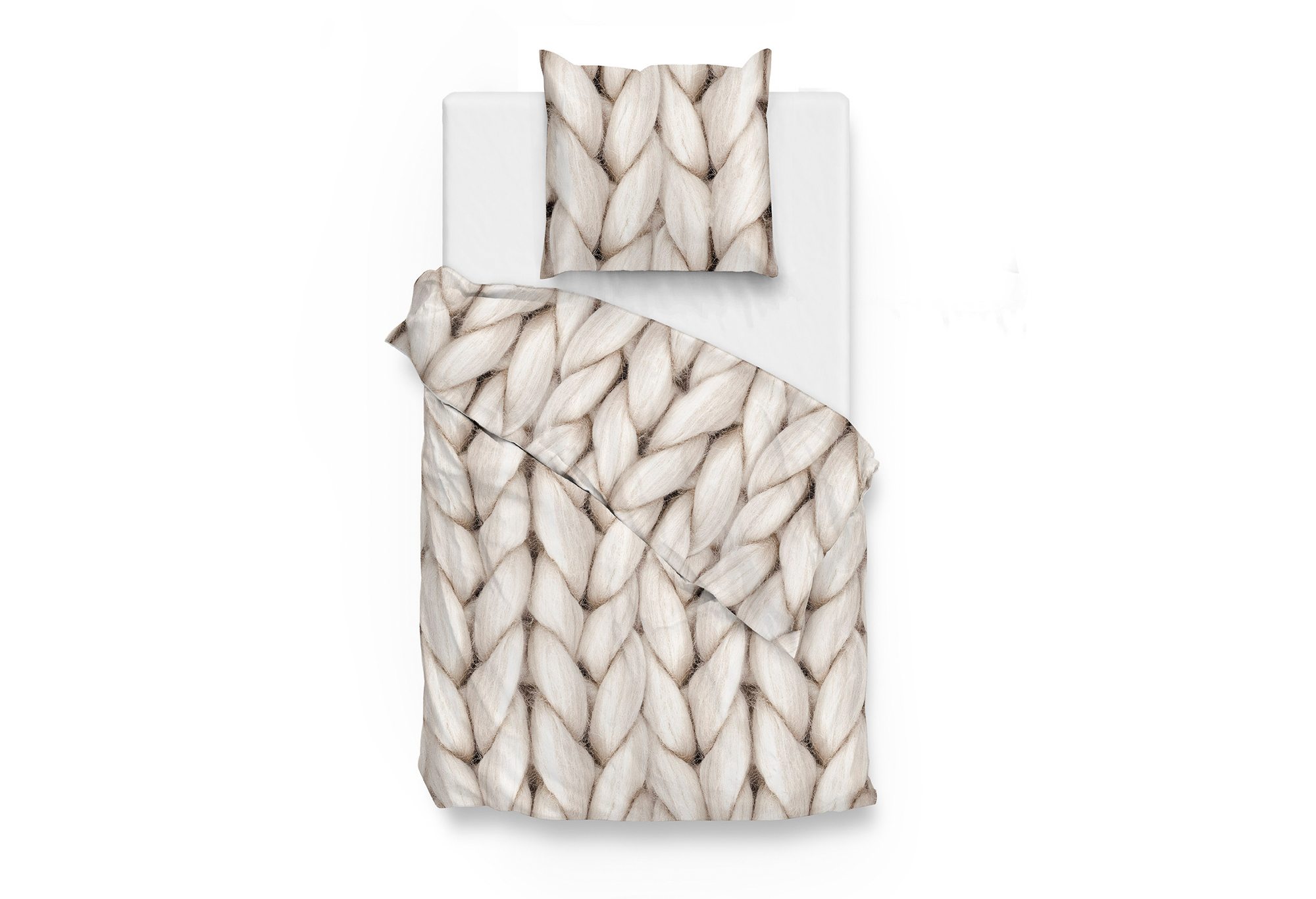 Zo!Home Ayah Dekbedovertrek Naturel | Swiss Sense product afbeelding
