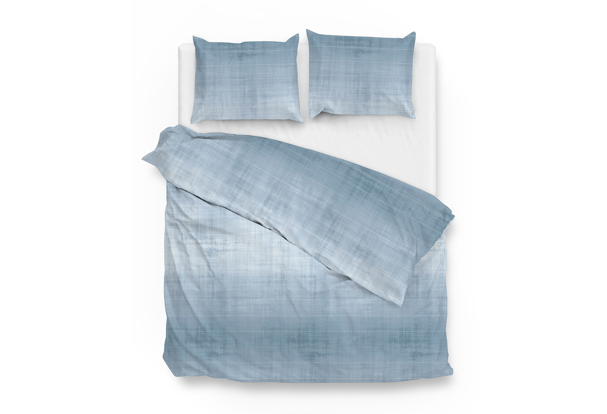 Zo Home Dekbedovertrek Flanel Eres - blauw