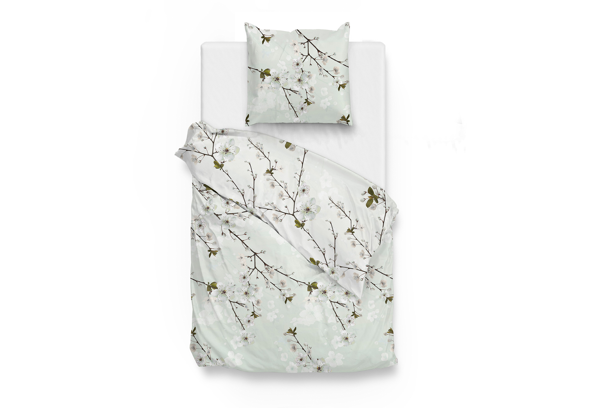 Zo!Home Henda Dekbedovertrek Green | Swiss Sense product afbeelding