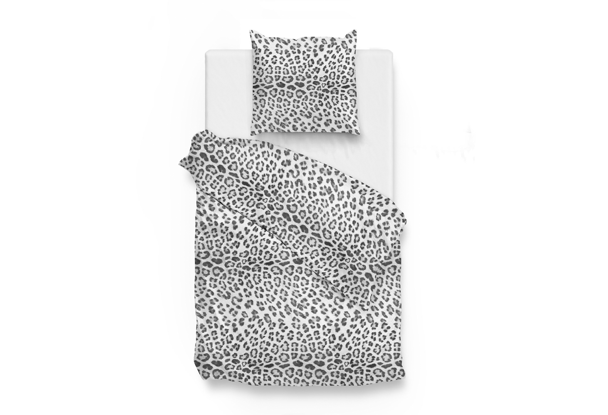 Zo!Home Lev Dekbedovertrek Grey | Swiss Sense product afbeelding