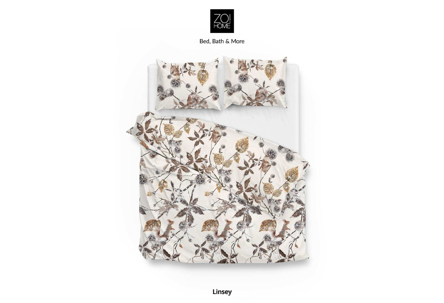Zo!Home Linsey Dekbedovertrek Natural | Swiss Sense product afbeelding