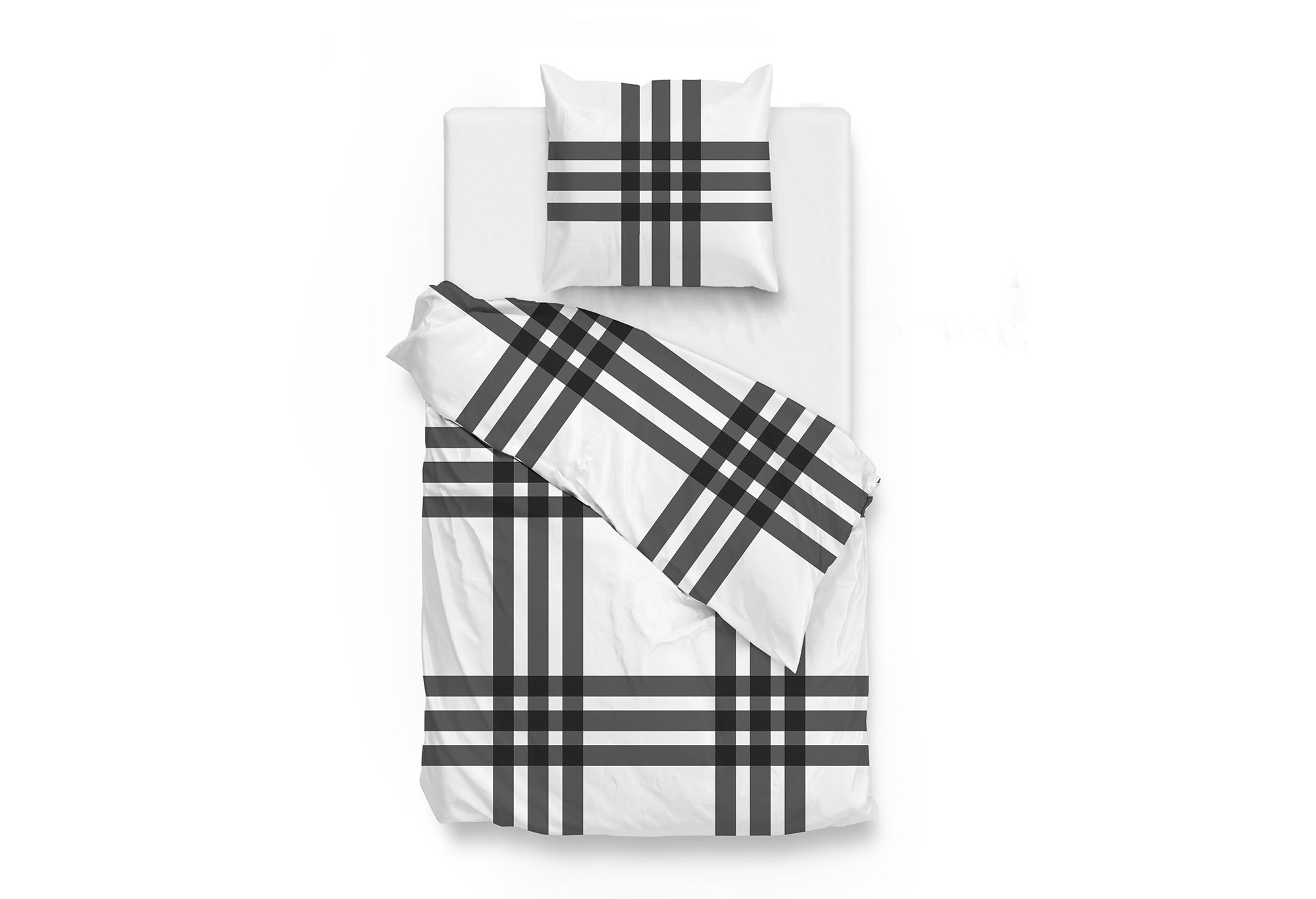 Zo!Home Mendel Dekbedovertrek White | Swiss Sense product afbeelding