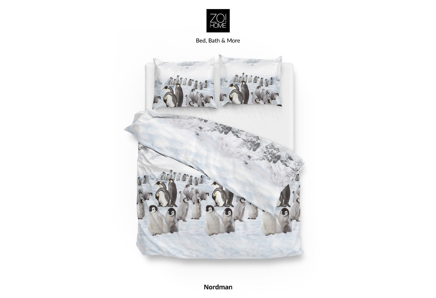 Zo!Home Nordman Dekbedovertrek White | Swiss Sense product afbeelding
