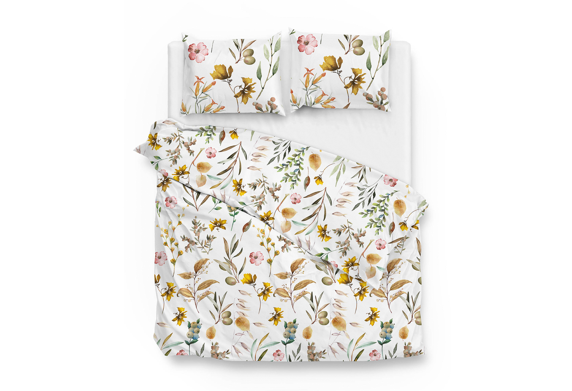 Zo!Home Shae Dekbedovertrek - Flanel - Lits Jumeaux - 240x200/220 cm - white