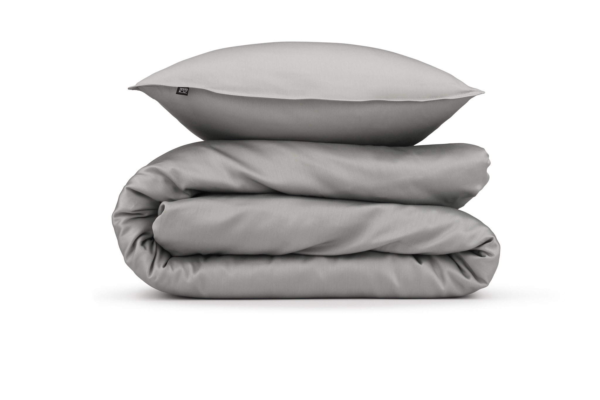 Zo!Home Satinado Dekbedovertrek Iron Grey product afbeelding