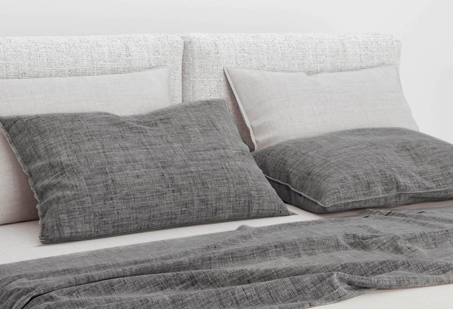 Zo!Home Lino Kussensloop Anthracite product afbeelding