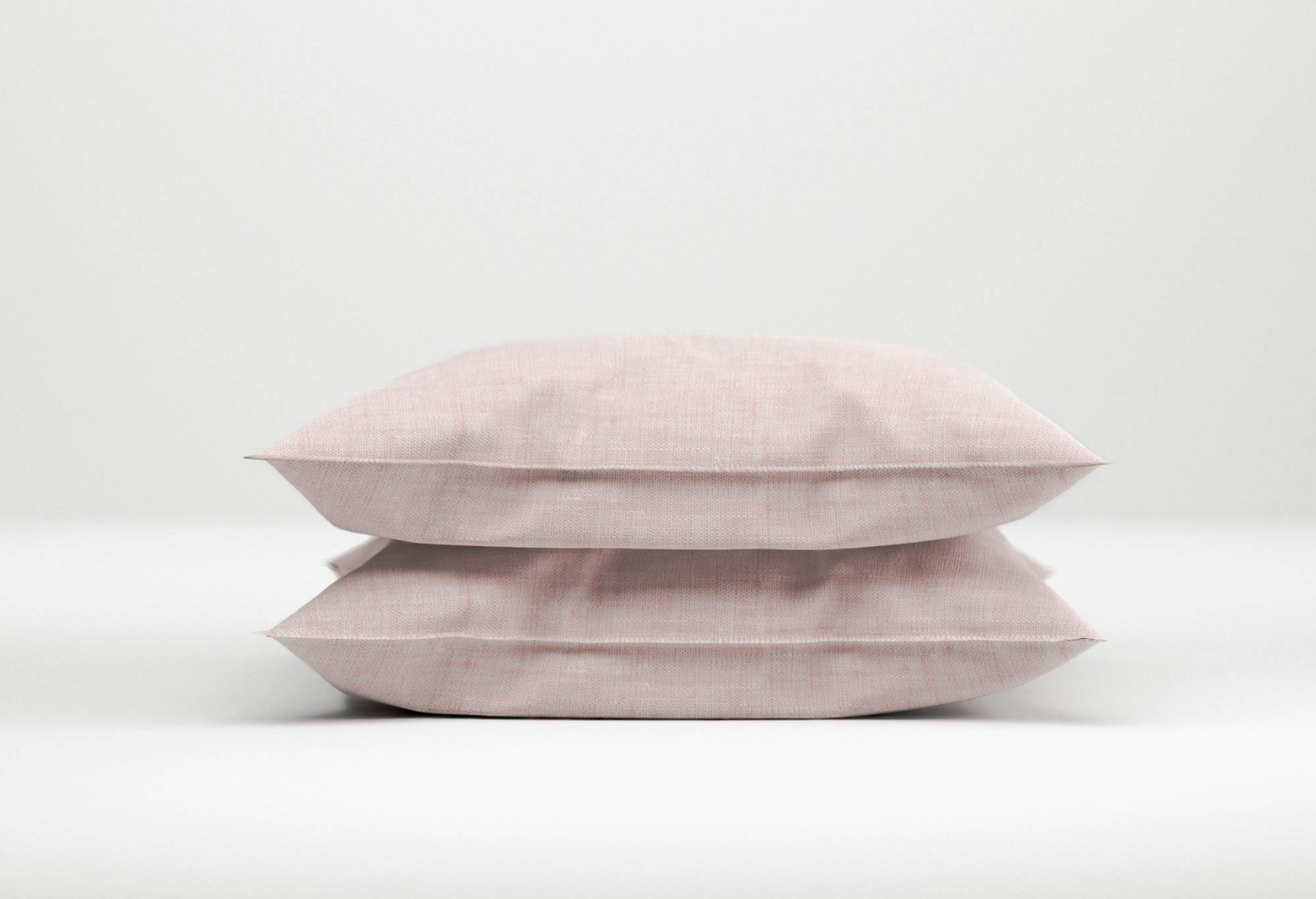 Zo Home Lino Kussensloop Linnen Look - shell nude 80x80cm