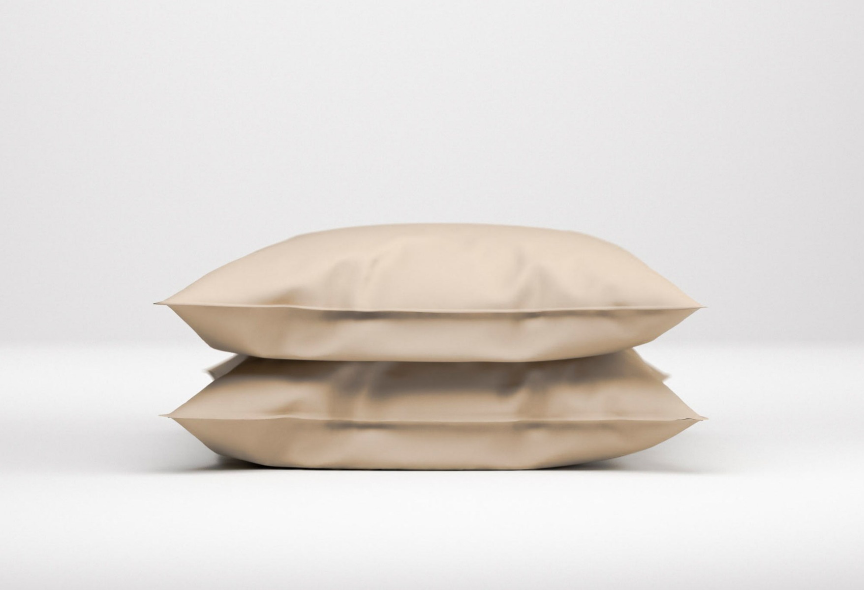 Zo Home Satinado Kussensloop Katoen Satijn - forest sand 40x80cm