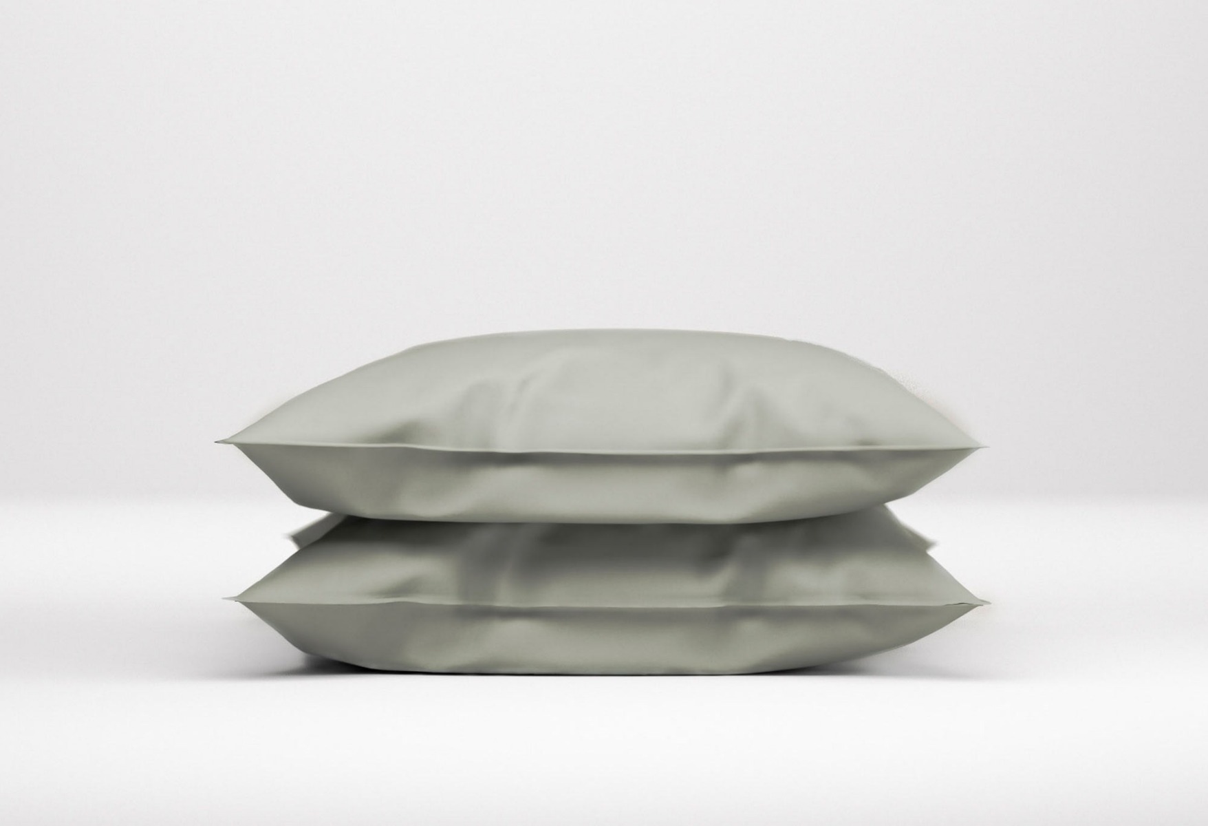 Zo!Home Satinado Kussensloop Iron Grey (set van 2) | Swiss Sense