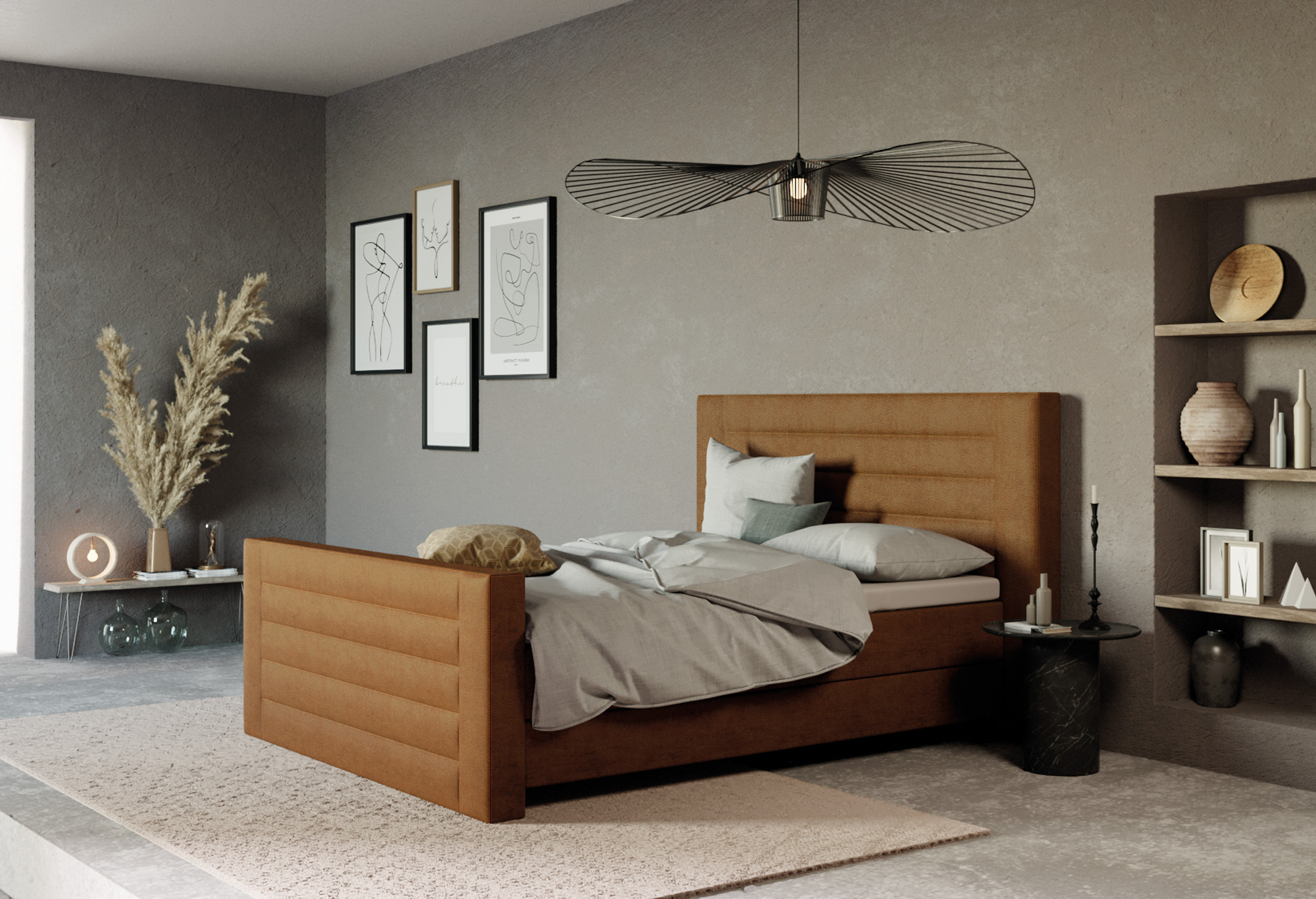 Boxspring Capella Matero | Zijaanzicht | Swiss Sense