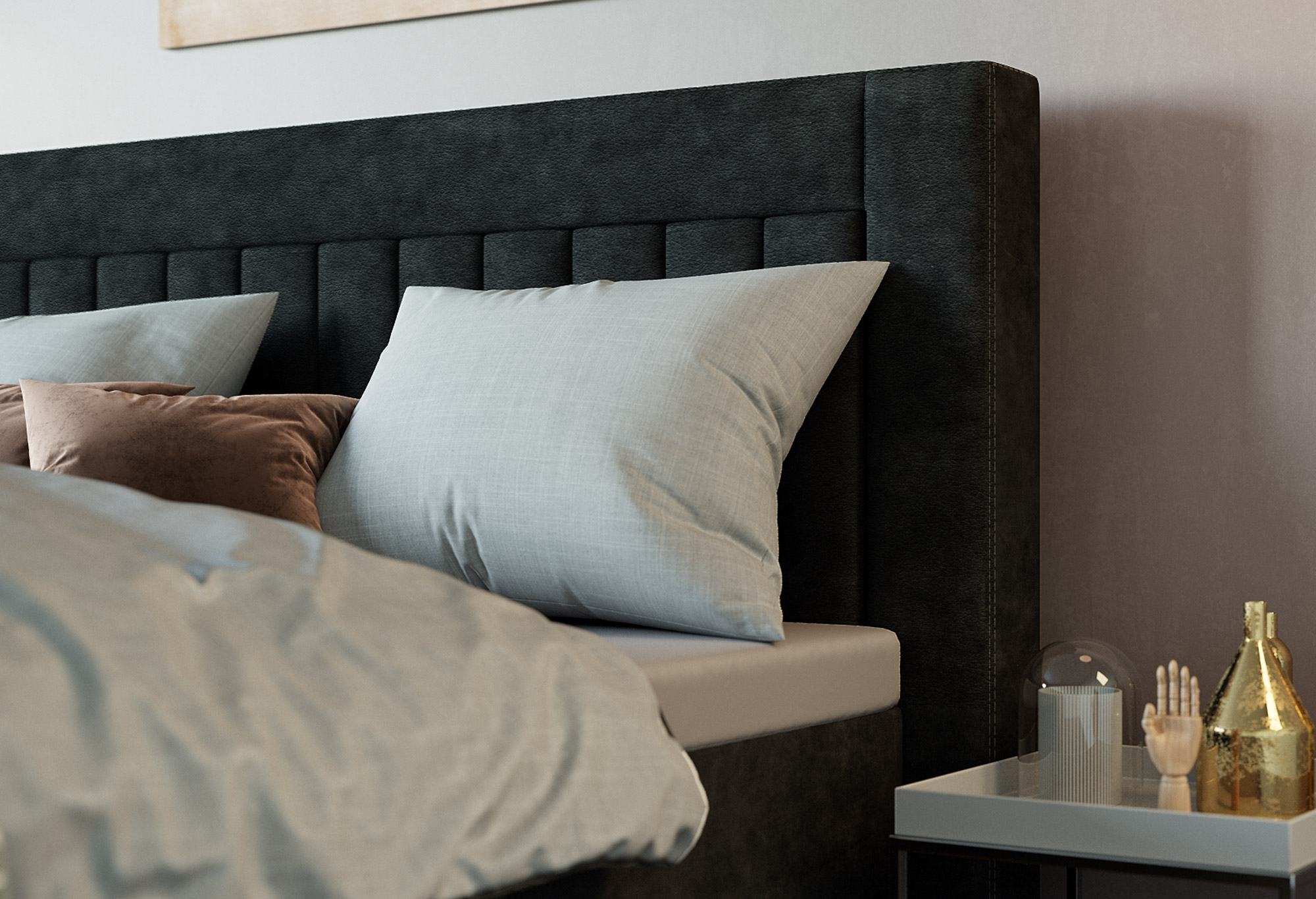 Boxspring Capella Modeno | Hoofdbord | Swiss Sense