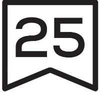 25 jaar garantie
