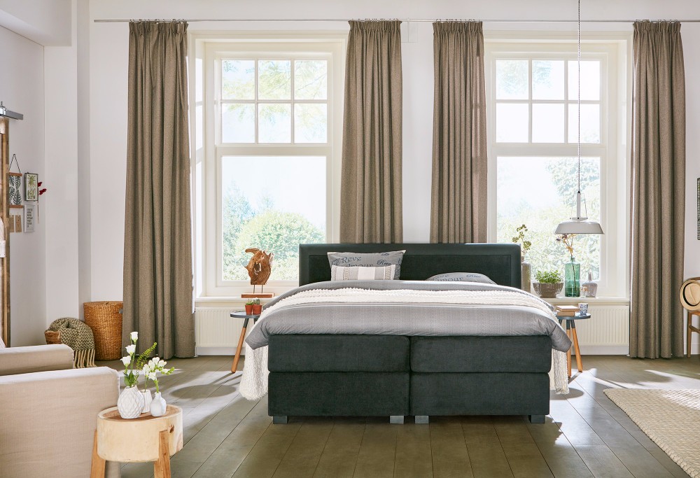 Blauwe boxspring Capella Bordo