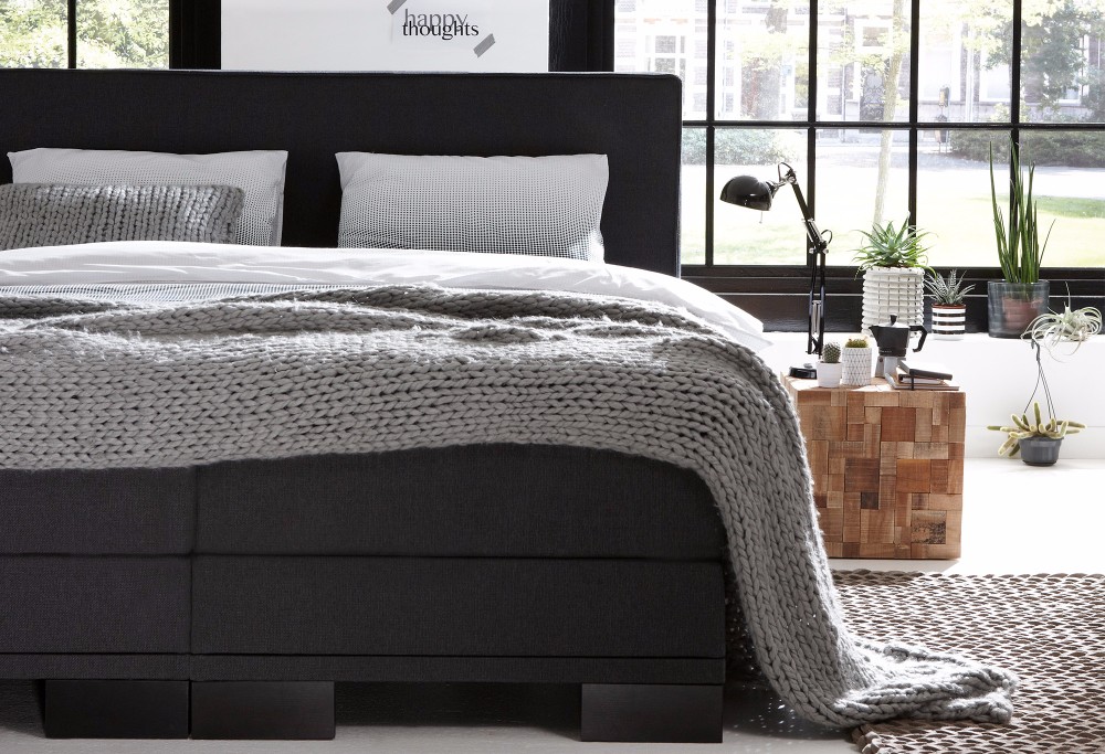 Grijze boxspring home 120