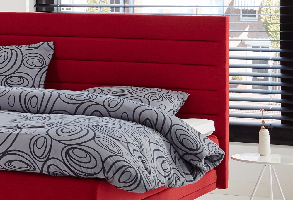 Rode boxspring Savelli Indigo