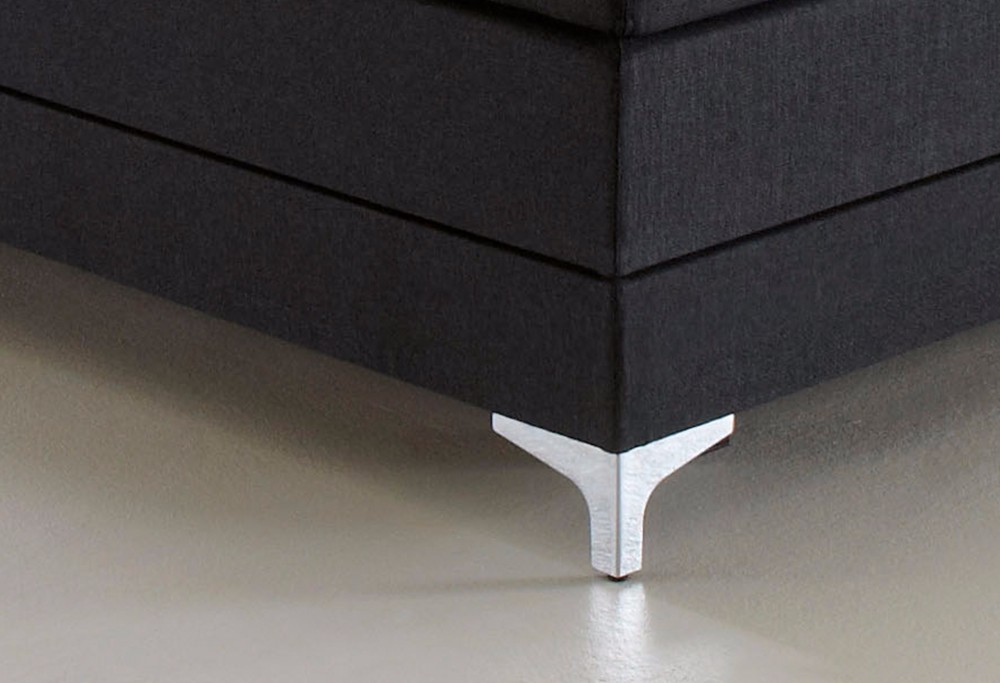 Zwarte boxspring home 425-S