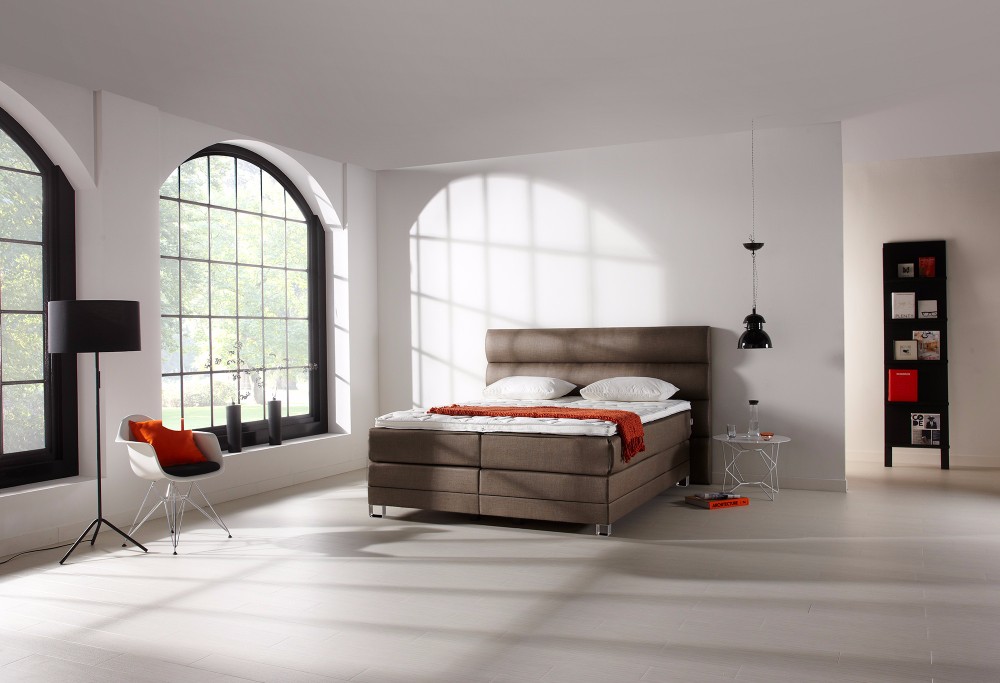 Bruine boxspring Savelli Line
