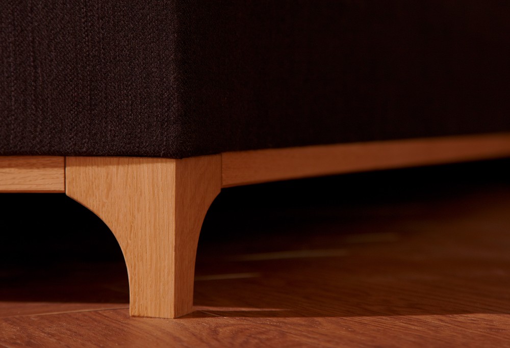 Bruin boxspring Diks Ivoire