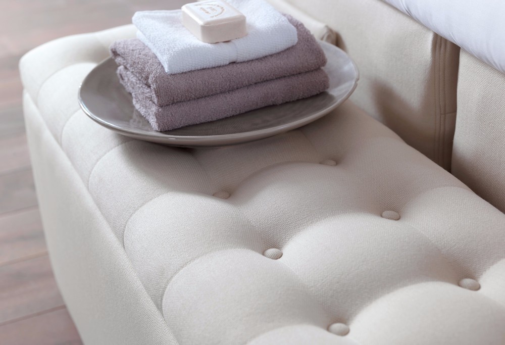 Beige Boxspring home 465-S