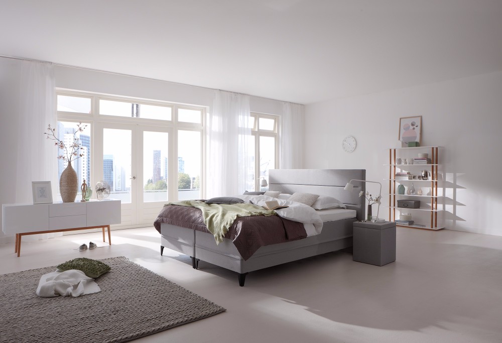 Grijze boxspring lifestyle 500-S