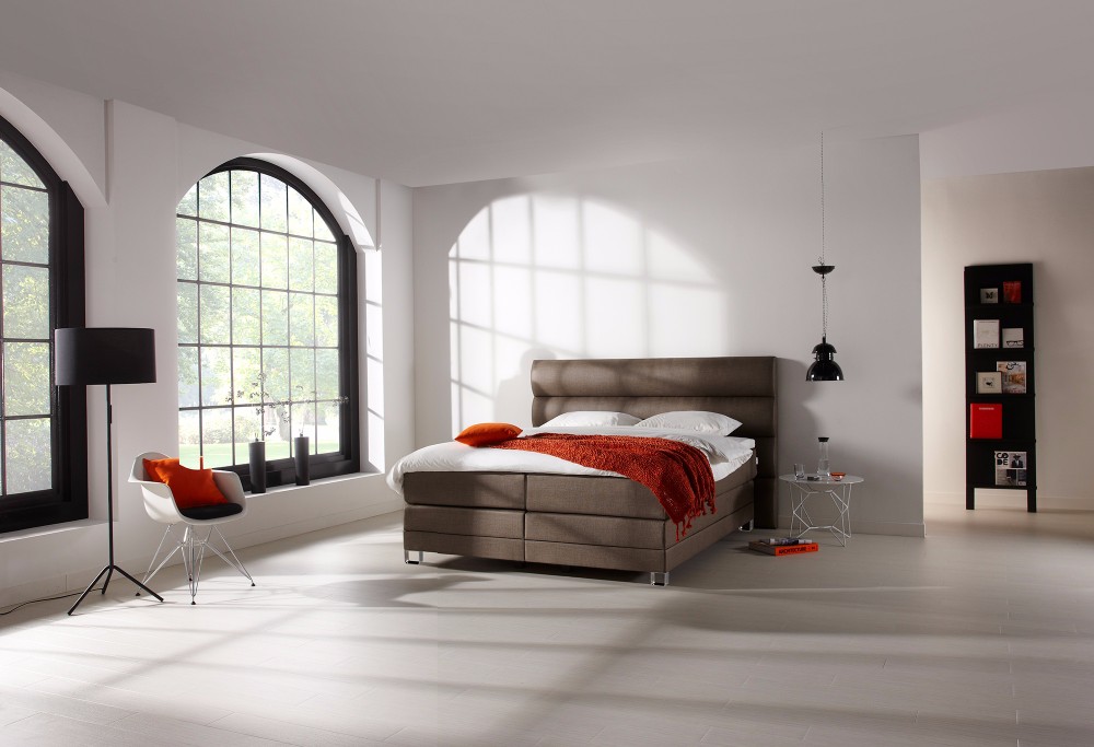 Bruine boxspring Savelli Line