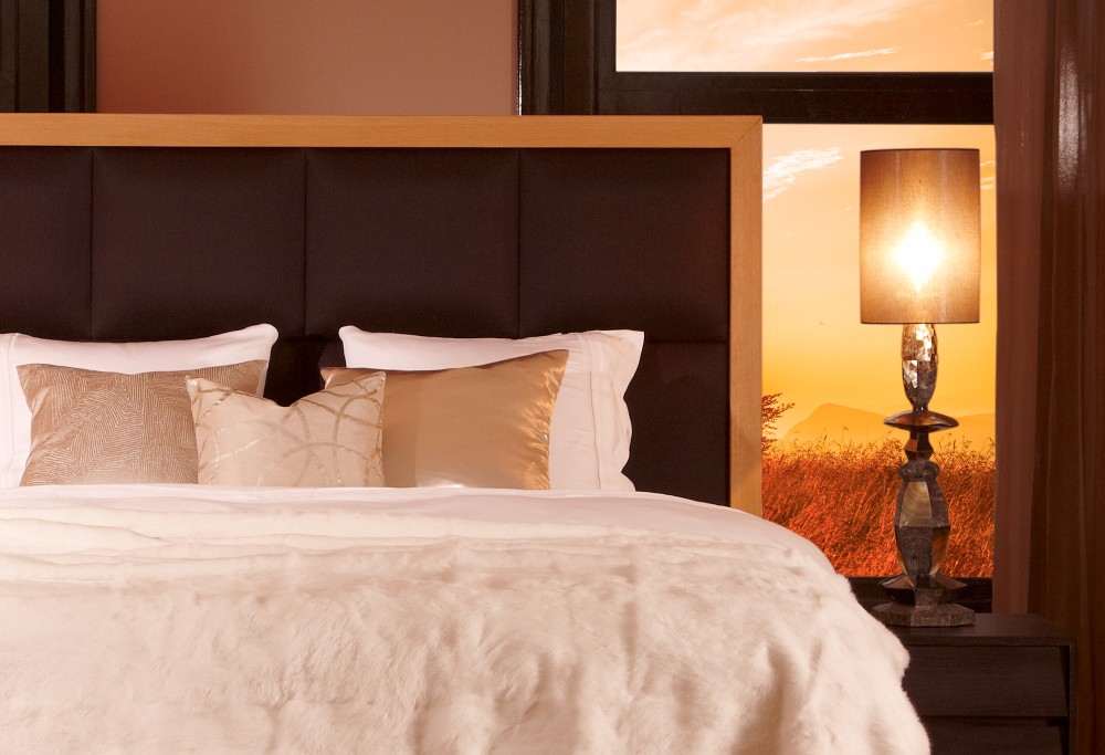 Bruin boxspring Diks Ivoire