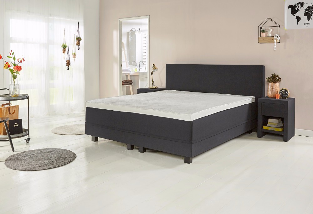 Zwarte Boxspring Home 170