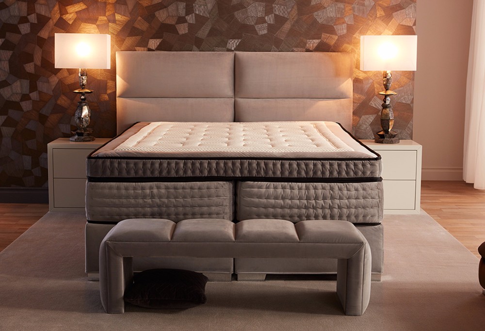 Bruine boxspring Royal Eclipse