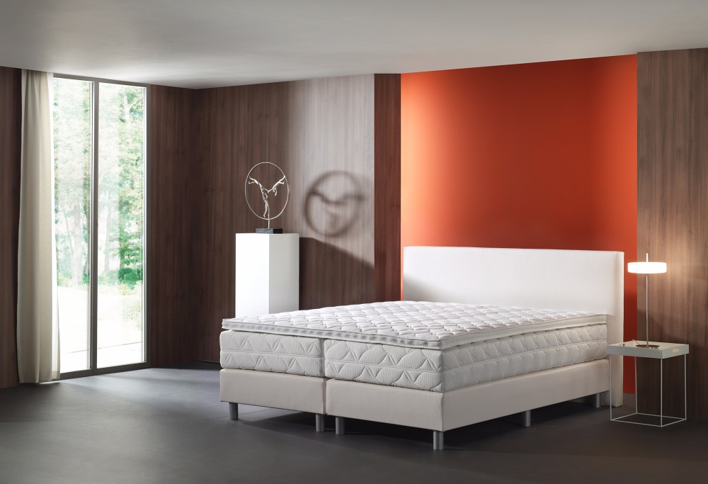 Van Der Valk Hotelboxspring Ariana witte hotelboxspring Ariana