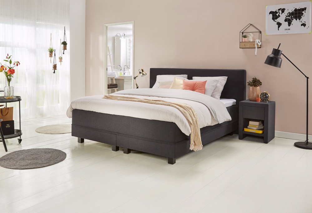 Zwarte Boxspring Home 170