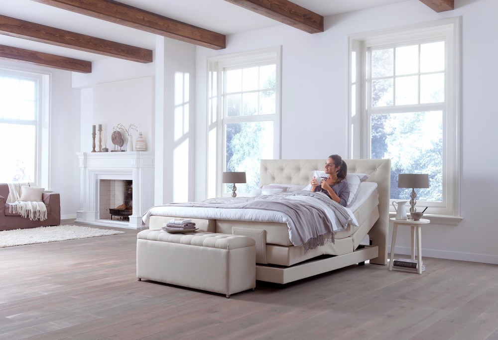 Beige Boxspring home 465-S