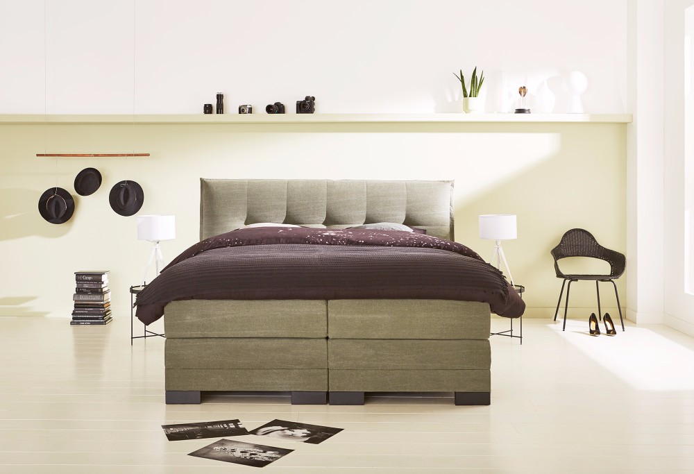 groene Boxspring Night Vienna