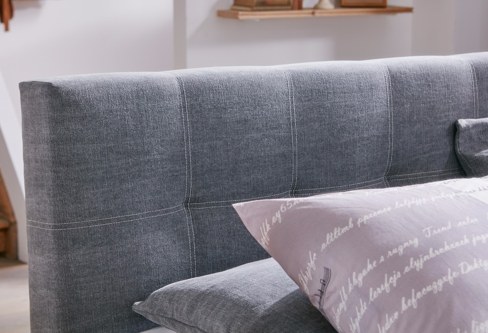 Grijze boxspring Capella Cresto