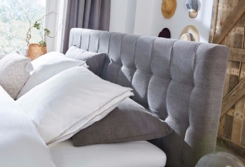 Grijze Boxspring Capella Falco