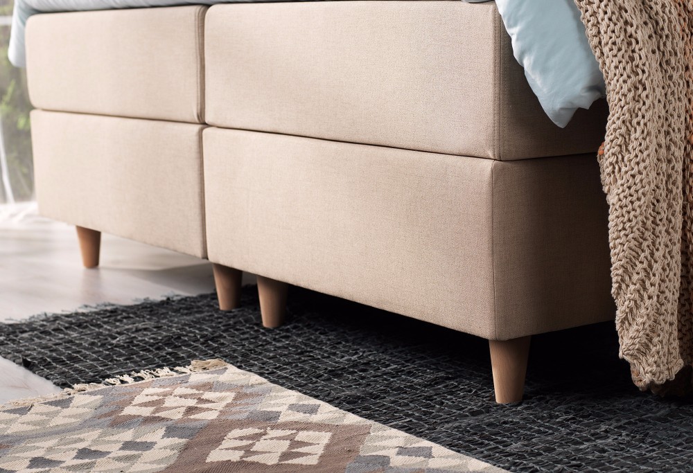 Beige Boxspring Home 160