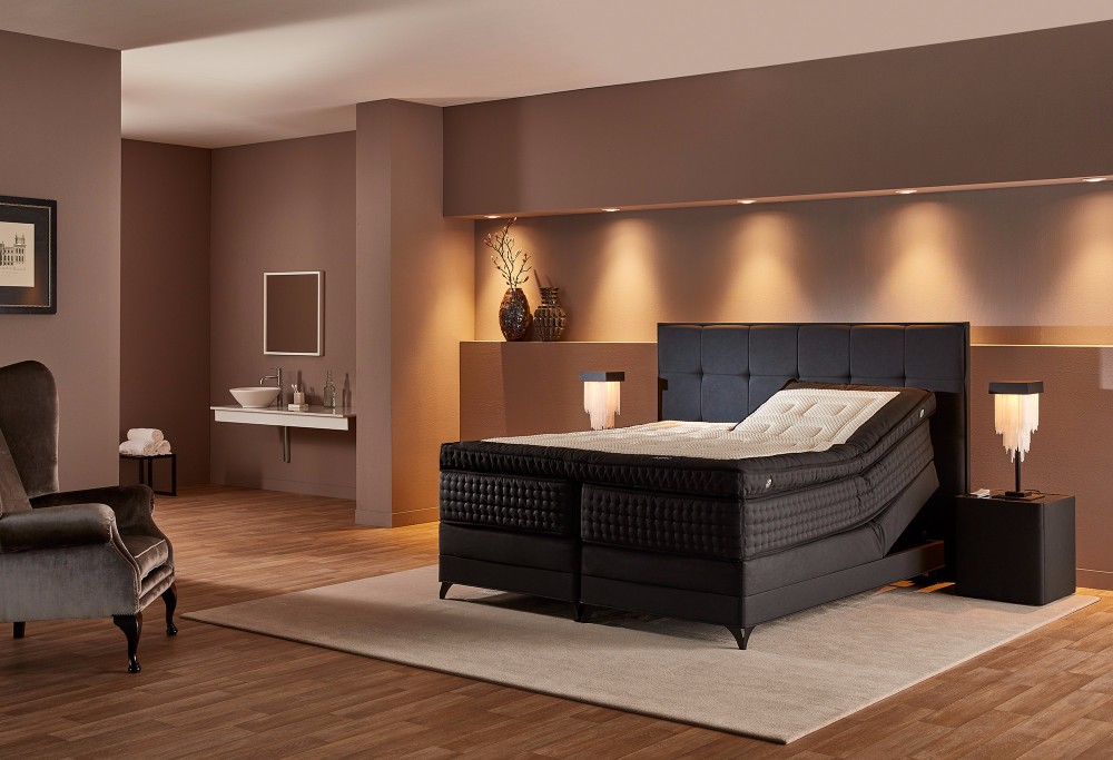 zwarte boxspring Royal Continental