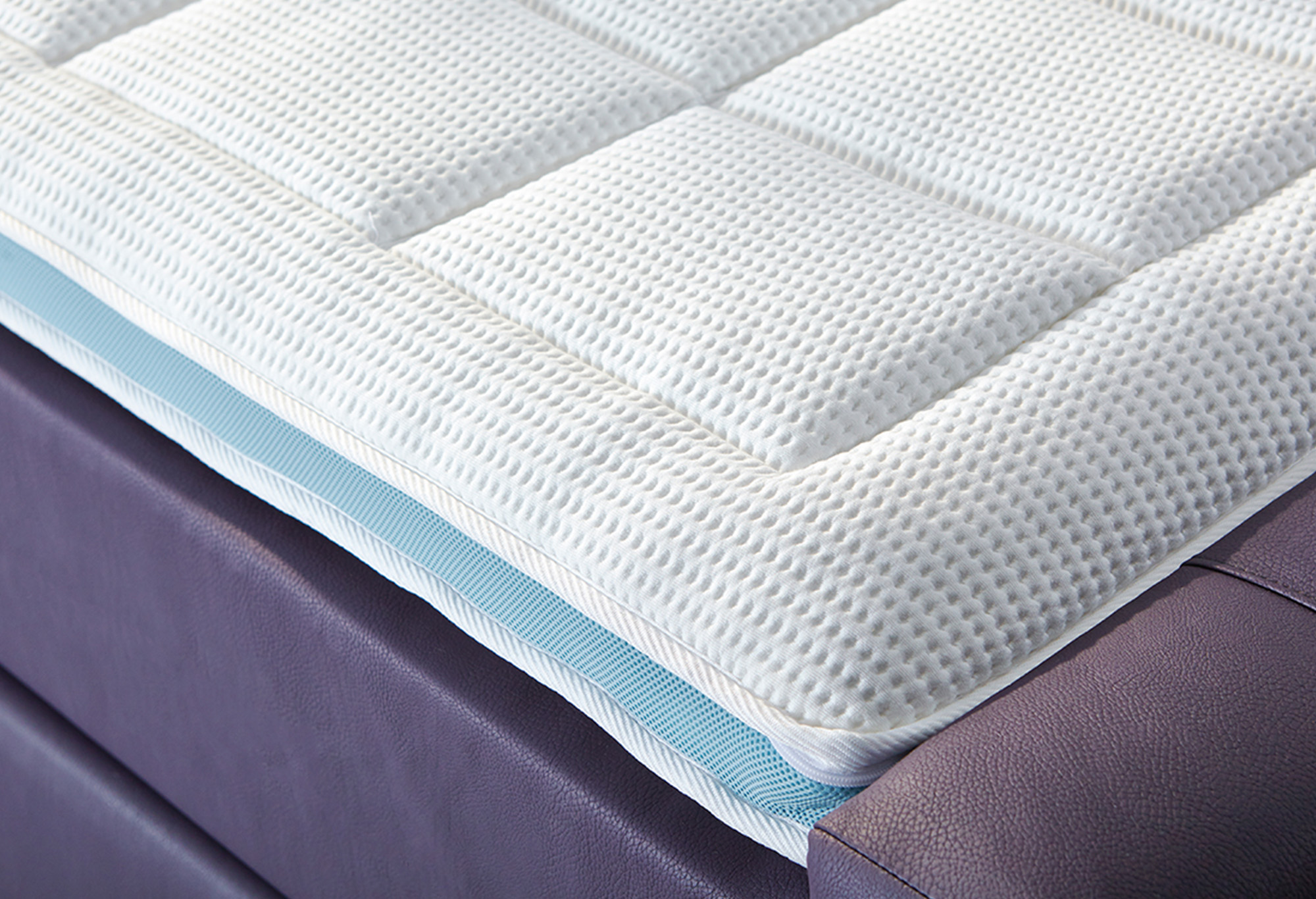 Paarse boxspring Night Sydney