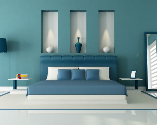 Slaapkamer Inrichten | Blauwe Slaapkamer