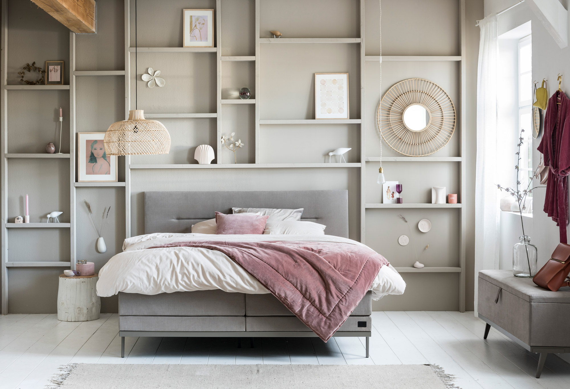 Boxspring Lifestyle by vtwonen Cinnamon | Swiss Sense
