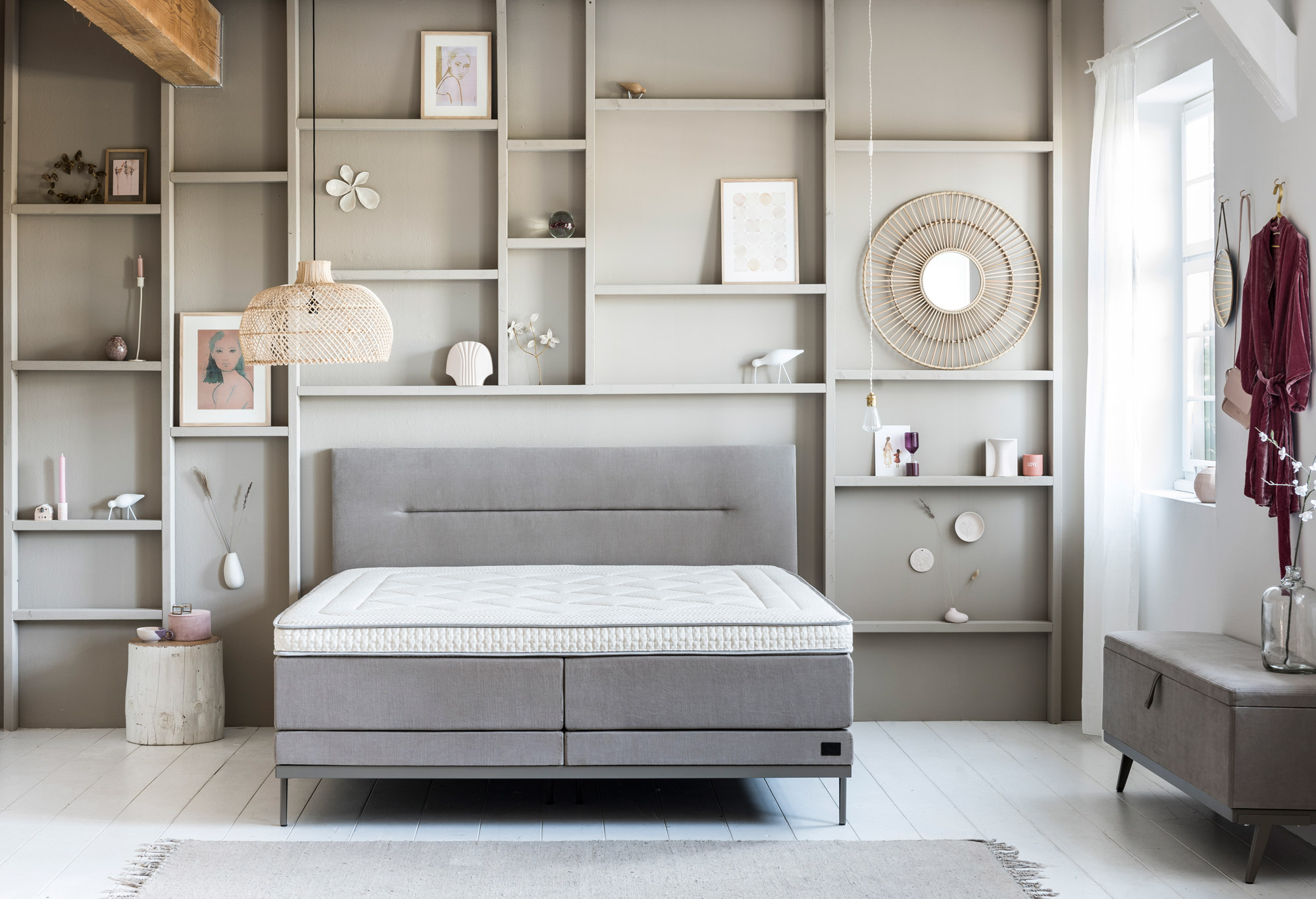 cinnamon sws frontkaal Boxspring Lifestyle by vtwonen Cinnamon | Swiss Sense