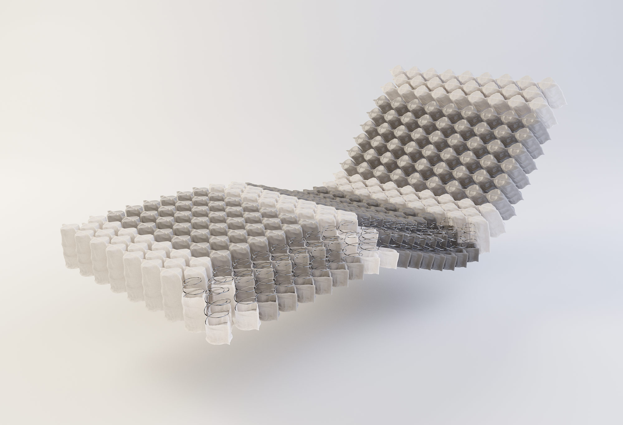 Gazella Support II Core-Connect Pocketvering Matras Kern | Swiss Sense