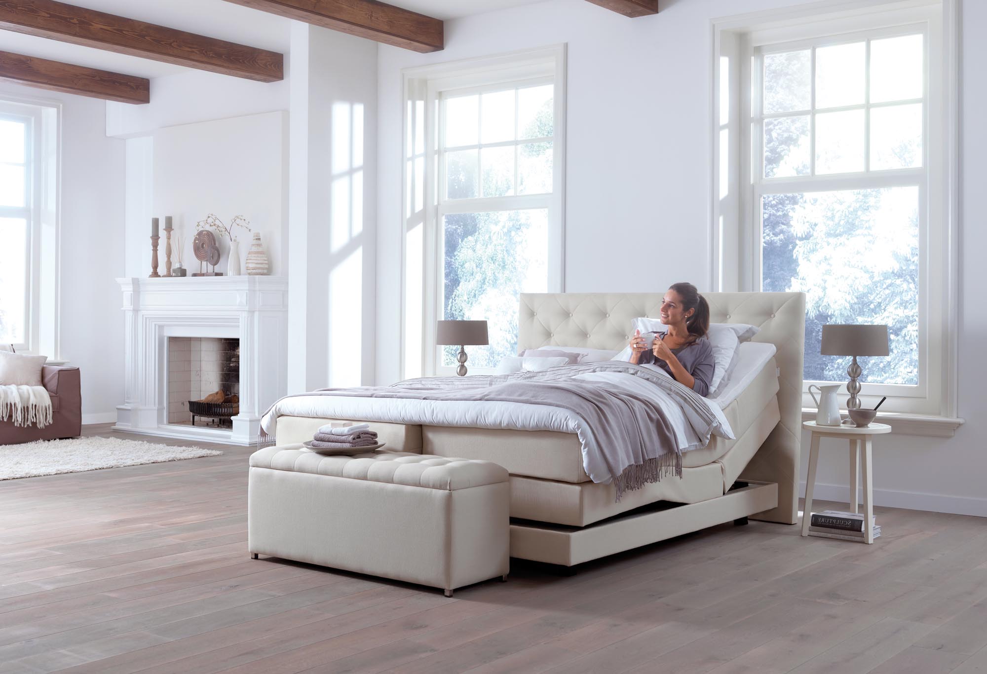 Beige Boxspring home 465-S