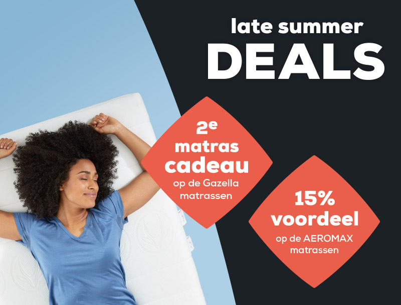 AEROMAX en Gazella Matrassen Voordeel | Swiss Sense