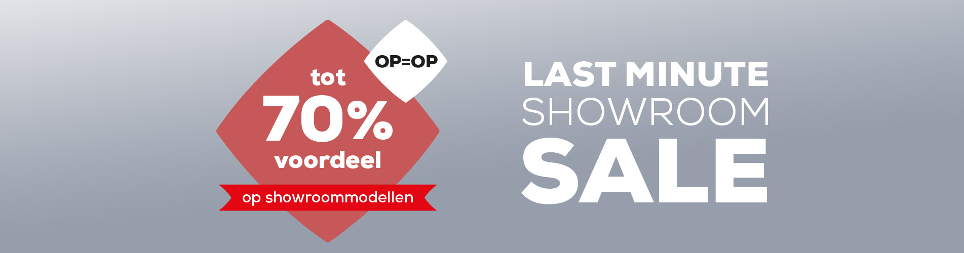 Acties Last Minute Showroom Sale | Swiss Sense